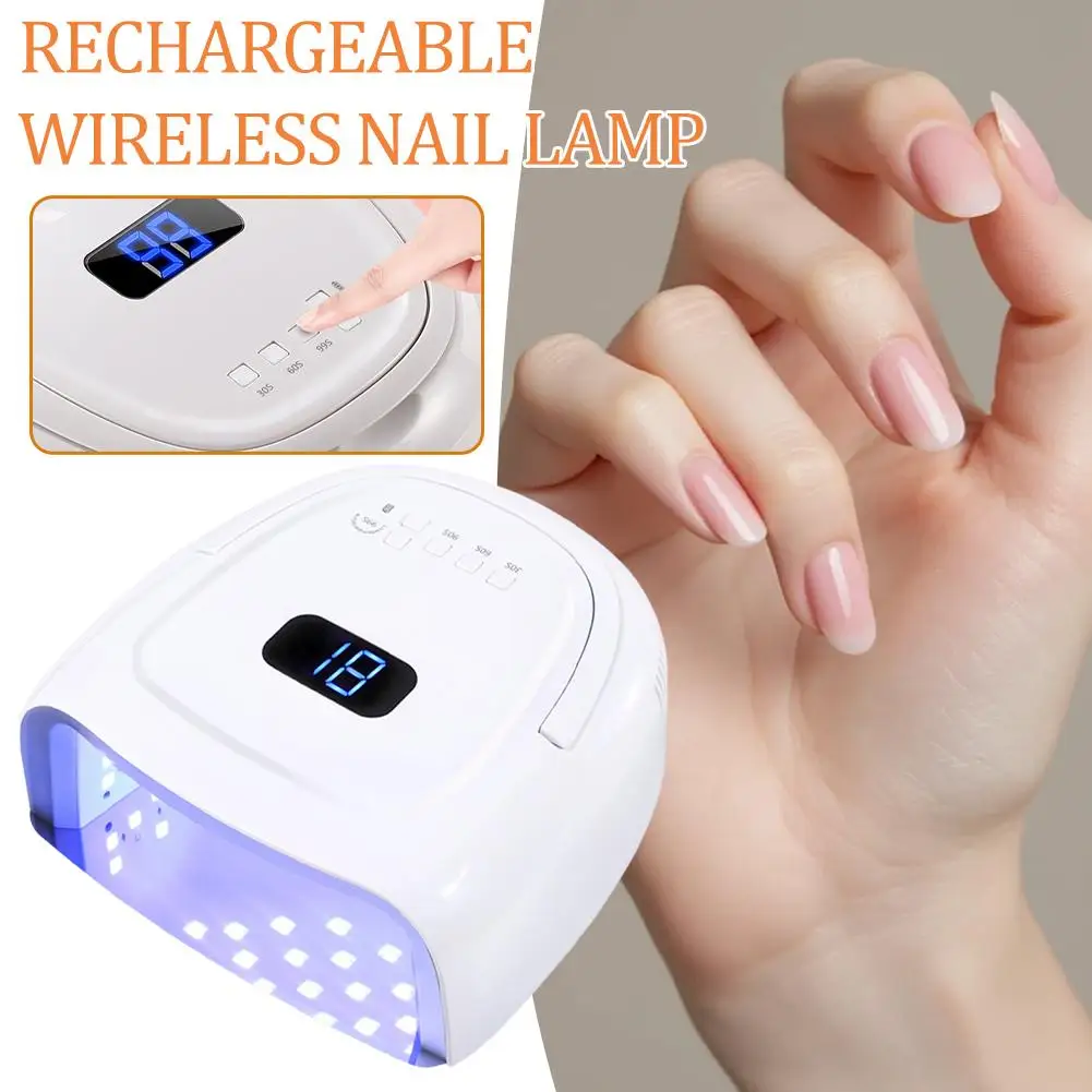 Wiederaufladbare Nagel Lampe Drahtlose Gel Lack Trockner Maniküre Cordless Lampen Lampe LED Pediküre Licht UV Nagel U5T6