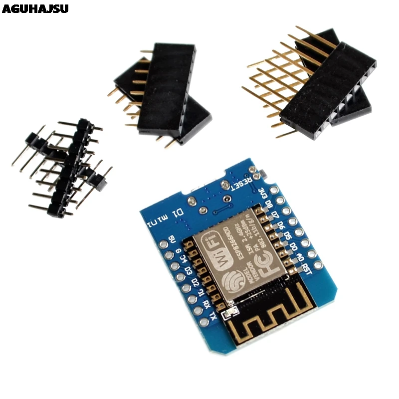 D1 Mini ESP8266 ESP-12 ESP-12F CH340G CH340 V2 USB WeMos WIFI Development Board D1 Mini NodeMCU Lua IOT Board 3.3V With Pins