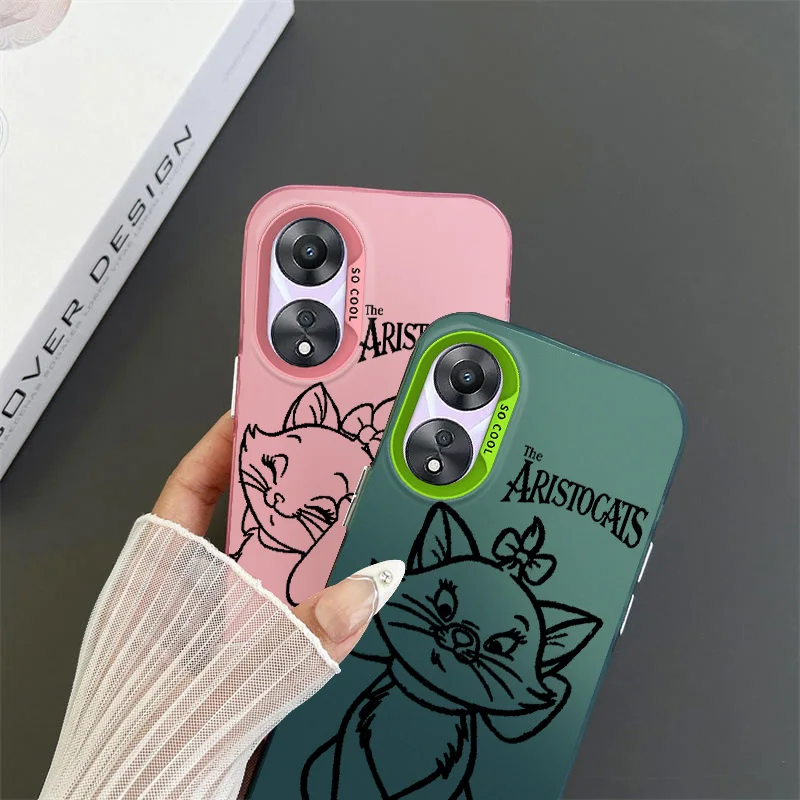 Disney Marie Cat For OPPO Realme 5 8 10 11 i Pro C 2 15 20 21 31 33 35 53 55 9i Colorful Phone Case Soft Funda Silicone Cover