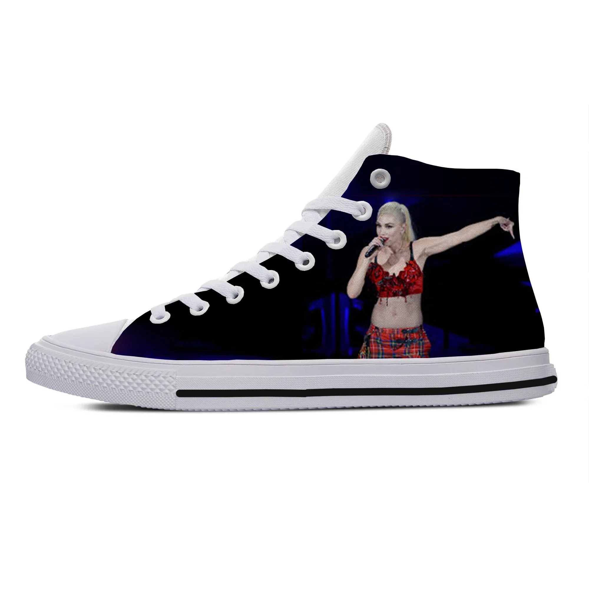 Hot Cool Fashion Pop Funny New Summer High Quality Sneakers Handiness Casual Shoes Men Women Gwen Stefani High Top Board Shoes
