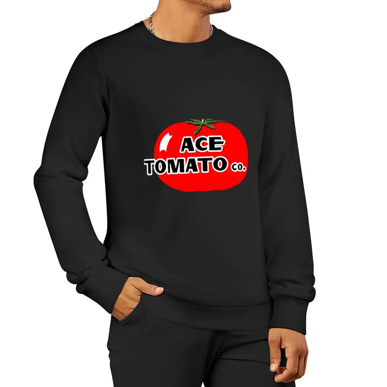 

Ace Tomato Co Pullover Hoodie male clothes sweatshirts