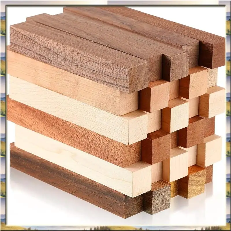 

Набор для токарной обработки ручек из экзотического дерева для поделок своими руками включает в себя 30 шт., заготовки для ручек, 5 х 3/4 х 3/4 дюйма, поставкиaa46 HOT-