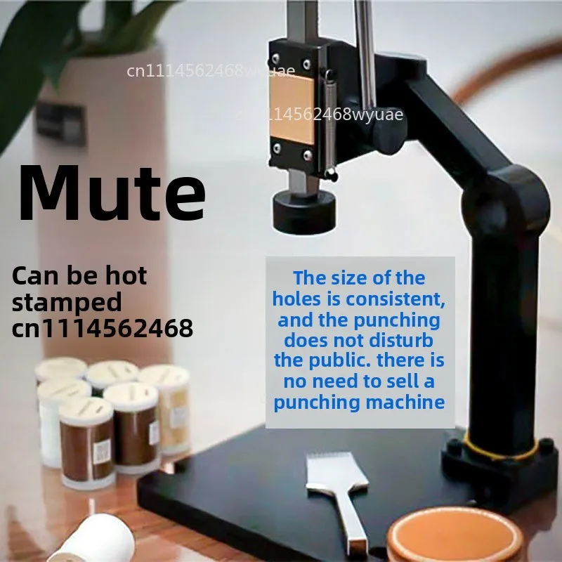 Silent Multi Function Press Machine for Leather Stamping Foil Printing Logo and Snap Fastener Setting