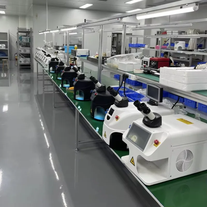 Bench Top Micro Laser Welder For Gem Setting CNC Controlled Automatic Gold Ring Silver Necklace Jewelry Spot Welding Machine