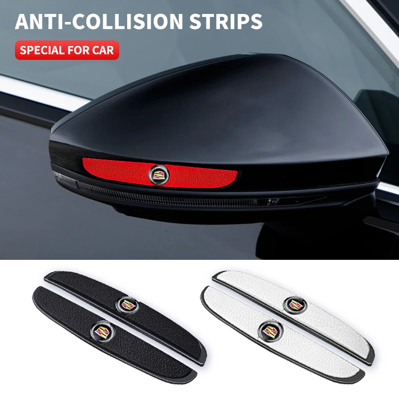 

4Pcs Car Door Bumper Anti-collision Rubber Stickers for Cadillac Escalade CTS DTS STS XTS ATS BLS SLS Deville CT5 CT6 XT5 XT6