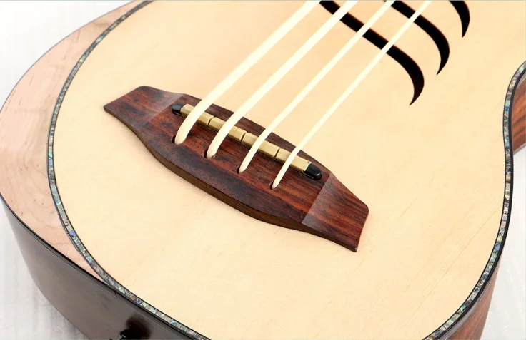 Chinese Musical Instrument Manufacturer Electric Acoustic Ukulele Bass with Pick Up