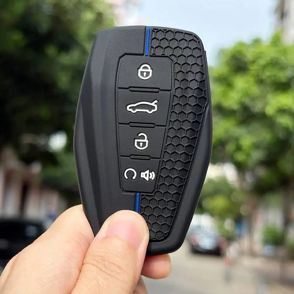 قبعات مفتاح السيارة لجيلي Coolray X6 X7 أطلس بويو بريفيس Emgrand EX7 Global Hawk GX7 GS حامل غطاء