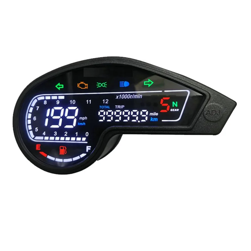 Motorcycl LED Digital Speedometer for NXR150 NXR125 2003-2014 Digital LED Odometer Tachometer XR150 GY200