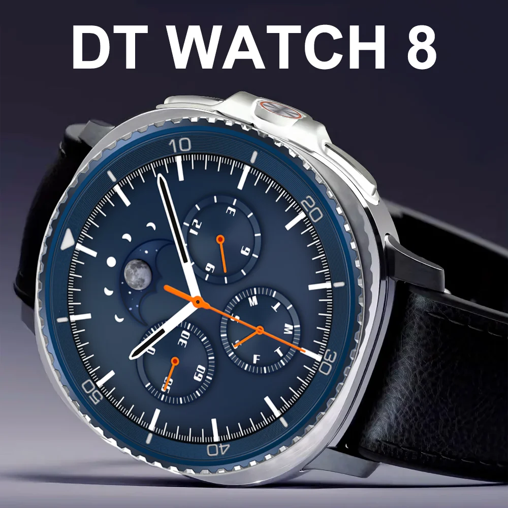 

Watch 8 Ultra Classic GPS Compass NFC SmartWatch 46mm Version AMOLEL Rotating Dial BT Call IP68 Waterproof Watch7 Upgraded Watch