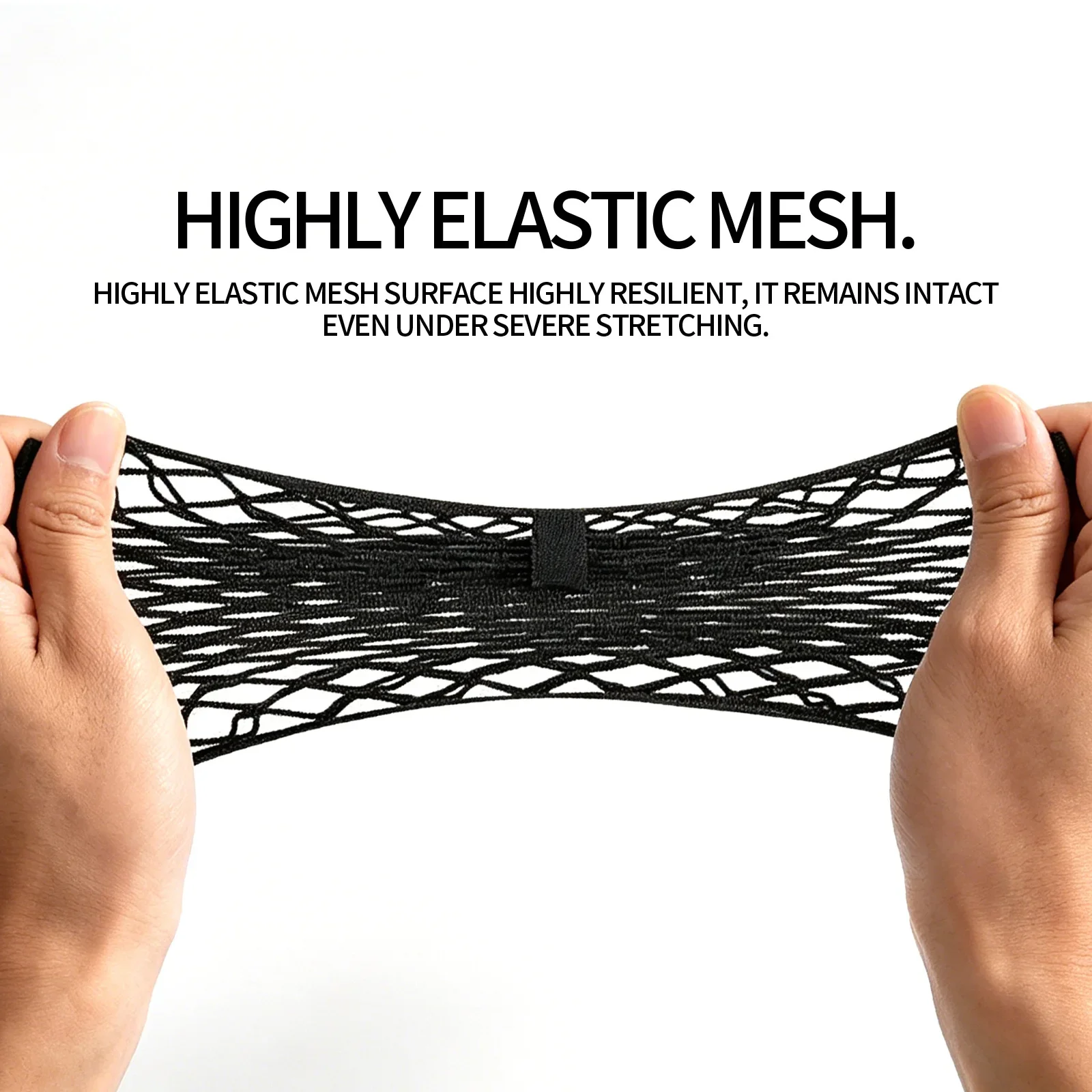 Car Trunk Mesh Pocket Elastic Trunk Cargo Net Stretchable Luggage Storage Organizer Accessories For Toyota Land Cruiser FJ 2026