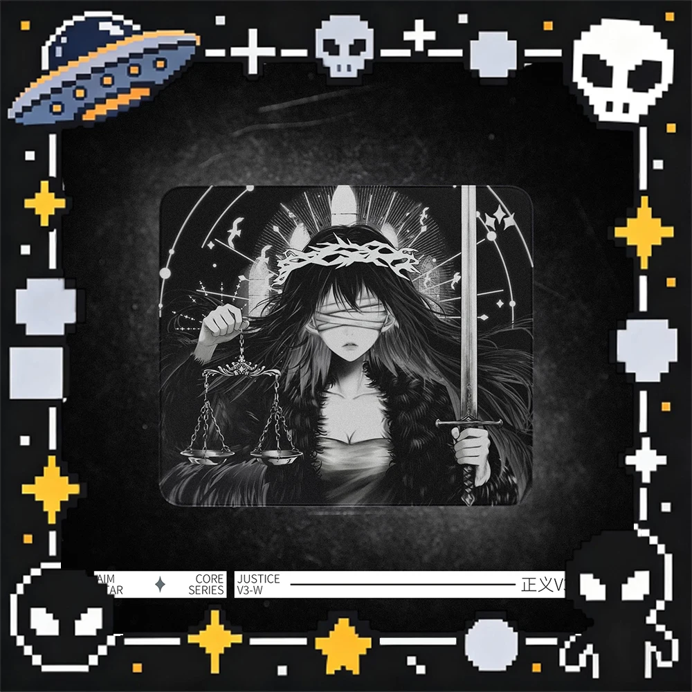 

Aimstar Justice V3 Mousepad Soft Fps Gaming Mousepad 4mm Non-Slip Mouse Pad E-Sport Gaming Accessories Customized Mousepad