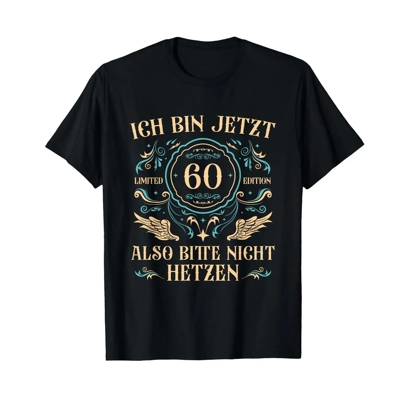 Herren-T-Shirt „60 Years Old 60s Dad 60th Birthday“, Vintage-Waschung, stilvoll, dehnbar, atmungsaktiv, bequem, modisch