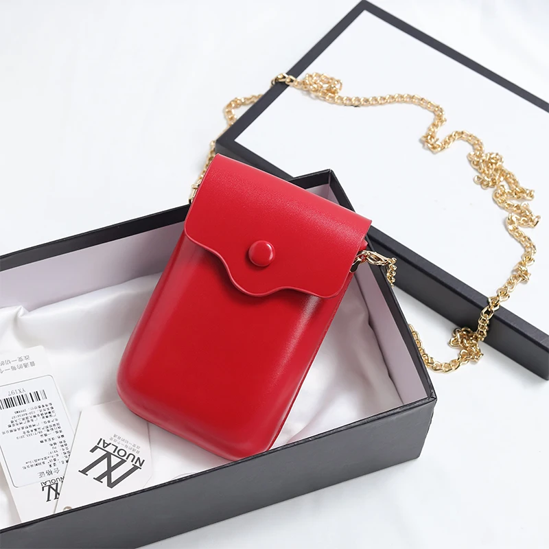 202450 Ladies Woman Fashion Phonebags borse a tracolla in pelle