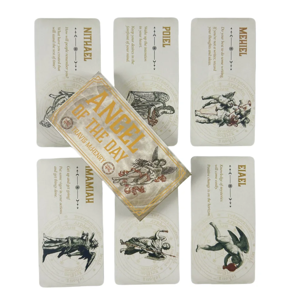1pc Engel van de Dag Orakelkaarten Tarotkaart Engelse Vriend Familiefeest Speelgoed Bordspelkaarten