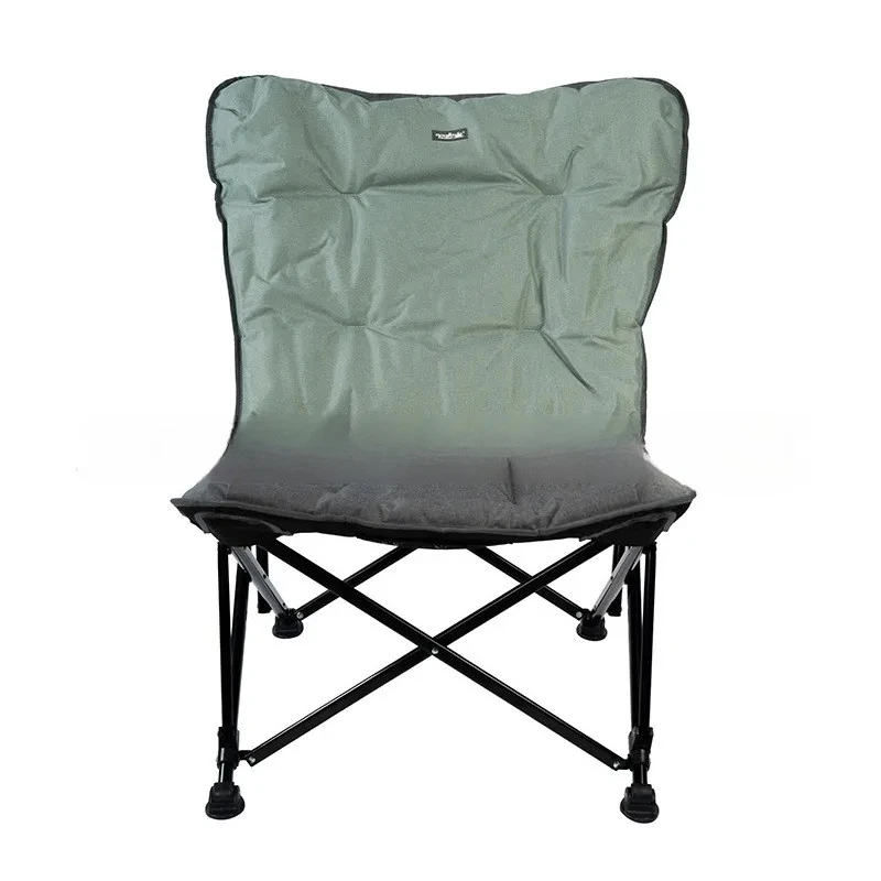 Factory Custom Lightweight Outdoor Furniture Folding Chair; Portable Moon Beach Chair Oxford Cloth Simple Folding Leisure Chair