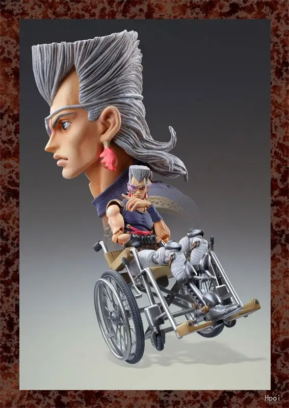 Original MEDICOS-E Super Movable JoJo's Bizarre Adventure Jean Pierre Polnareff Movable Anime Character Model Toy Collection