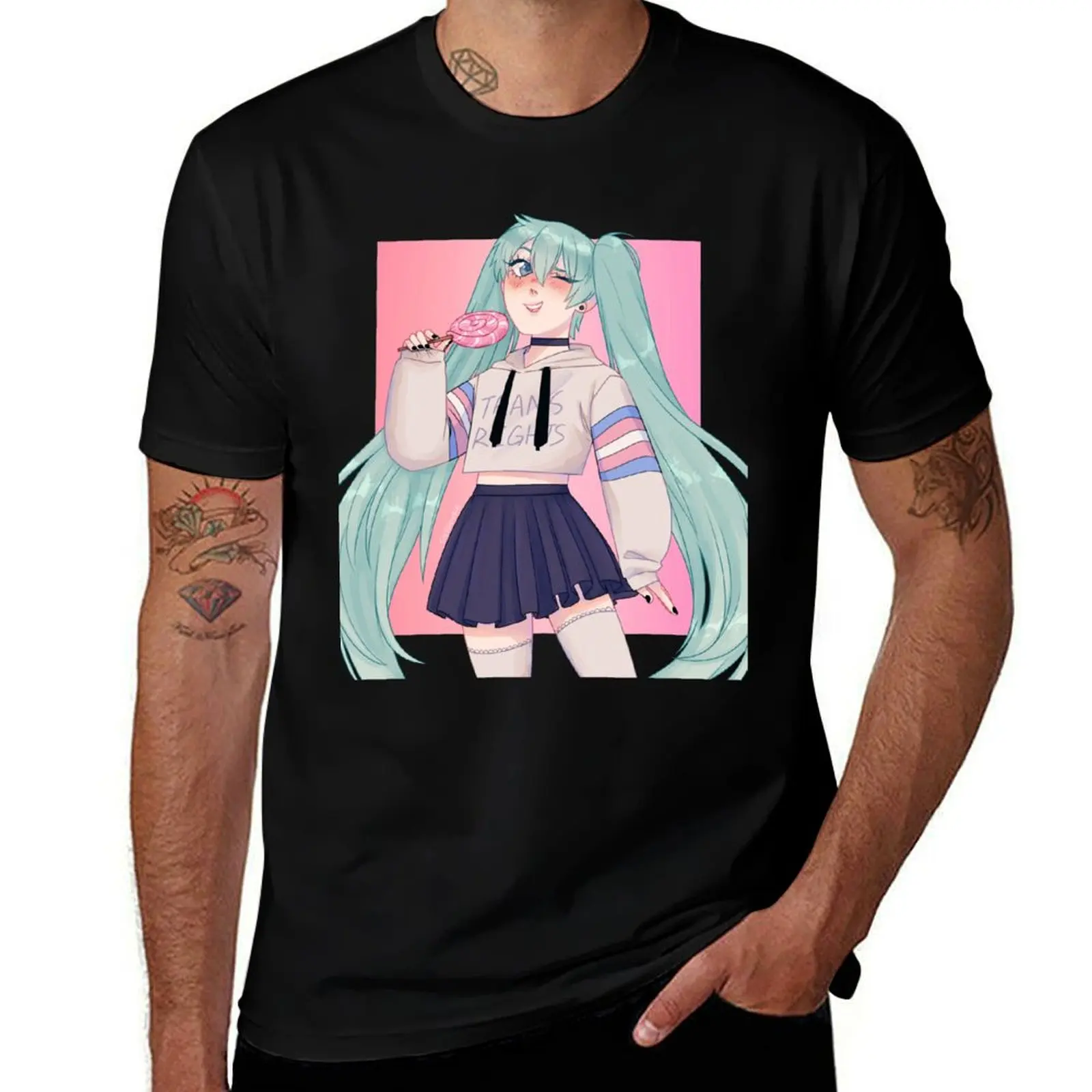 

TRANS RIGHTS T-Shirt Blouse street wear summer shirt essential t shirt mens funny t shirts