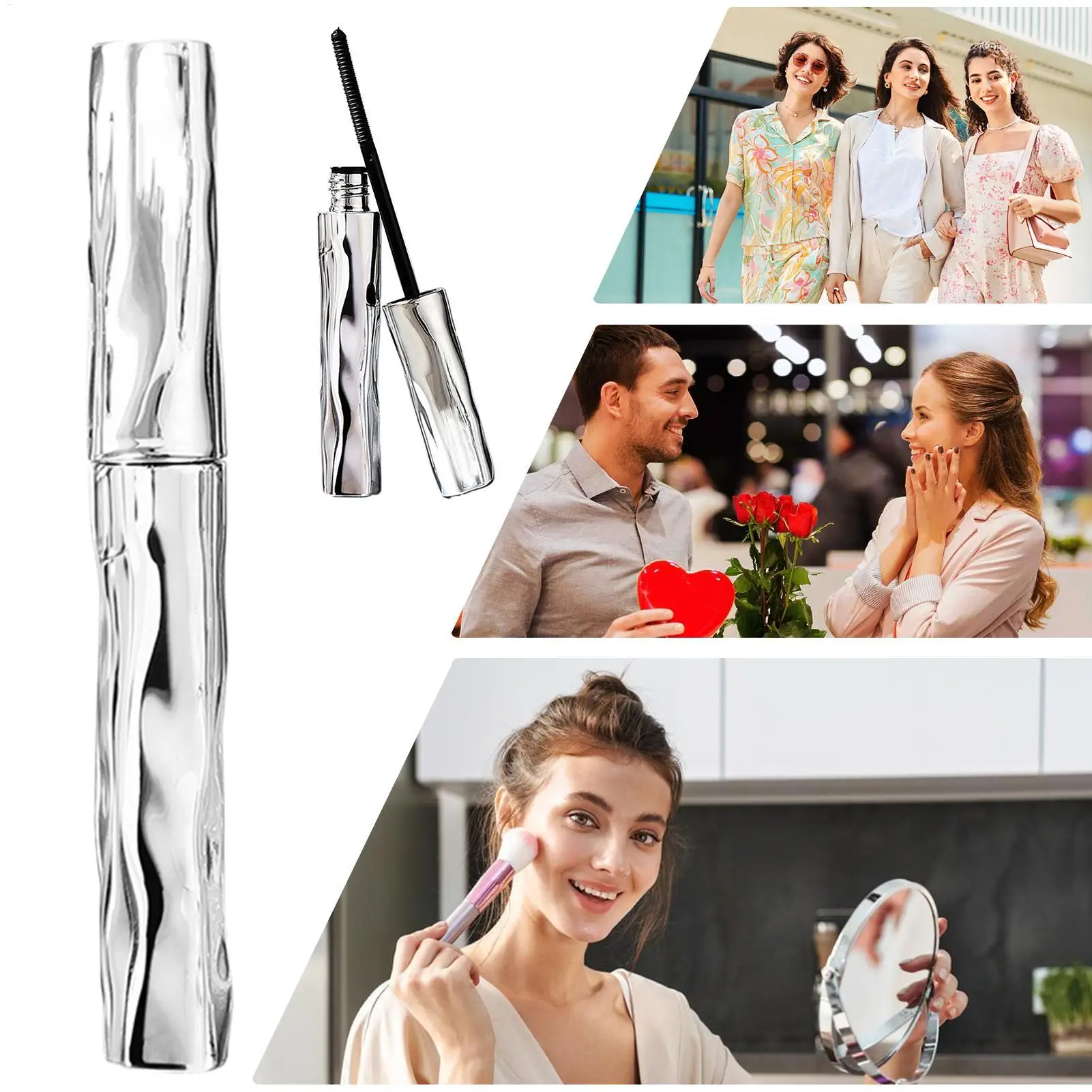 Mascara per ciglia Mascara allungante per ciglia Trucco per occhi da donna a lunga durata a prova di sbavature per pendolarismo Spettacolo teatrale Incontri Festa