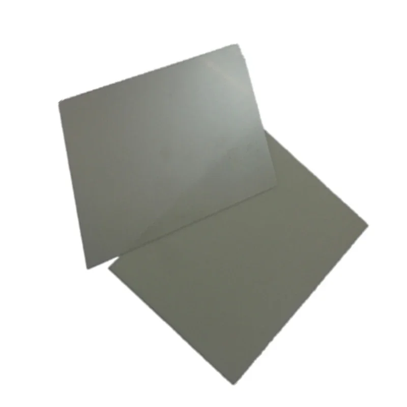 1pcs/pack  Aluminum nitride ALN insulated plates customize 0.25mm - 2mm thickness ceramic substrate sheet with size 114x114mm