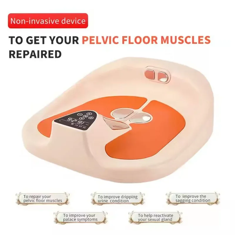 Pelvic Floor Chair Kegel Exercise Repair Postpartum Prevent Urinary Incontinence Pelvic Floor Muscle Trainer Home Use for Women