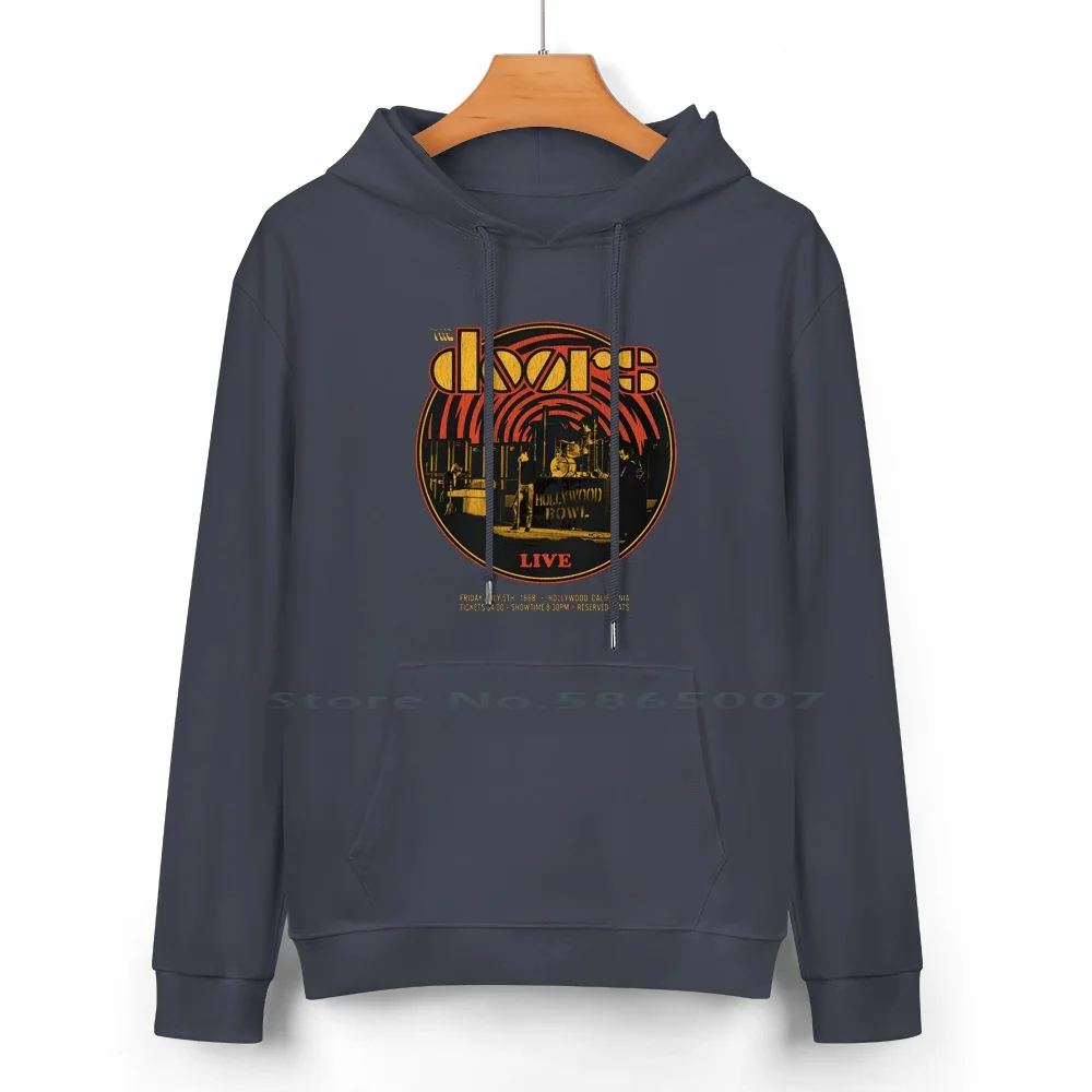 Jim Morrison Vintage Band Setup Official Pure Cotton Hoodie Sweater 24 Colors Jim Morrison Vintage Band Setup Official 100%