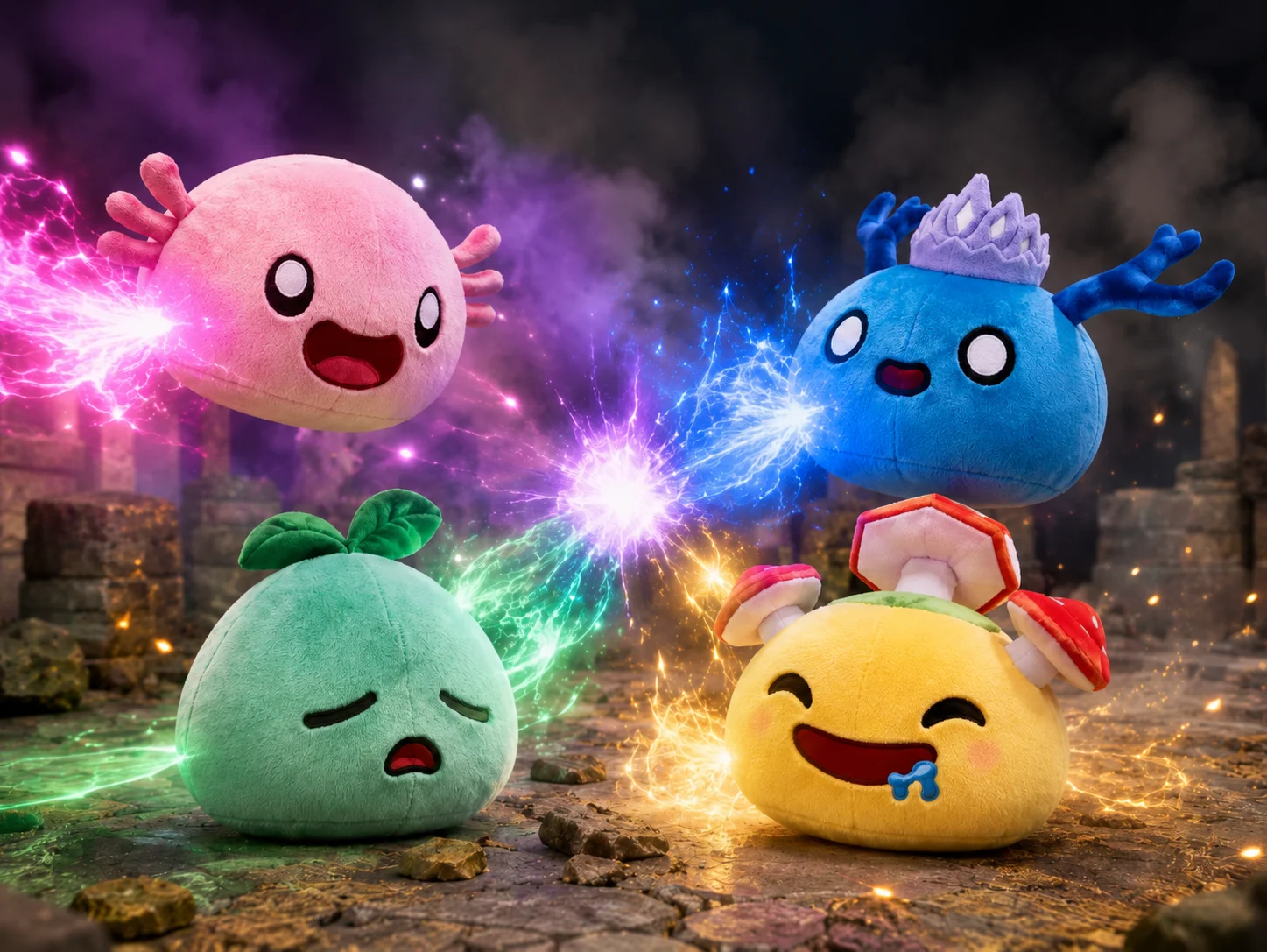 

Slime Rng Plush Doll Goopy Axolotl Wicked Buggy Mushy Cotton Stuffed Plushie Game Figure Toy Gifts For Friends