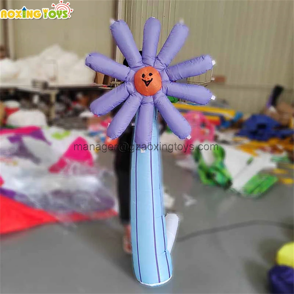 2-3M Gian Inflatable flower With Blower For Stage Advertising Wedding Party Decoration Events