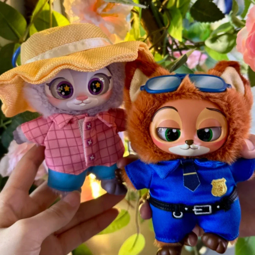 Zootopia صندوق أعمى لطيف نيك جودي عمل الشكل Zootopia أفخم دمية من الفينيل صندوق غامض شخصيات كرتونية الكرتون جمع لعبة مجسمة