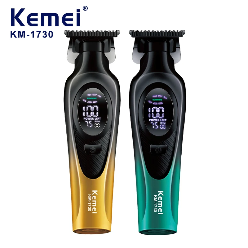 

Kemei 1730 Hair Clippers Man Professional Electric Hair Cutting Machine Rechargeable Wireless Home Hair Trimmer Carving Clipper