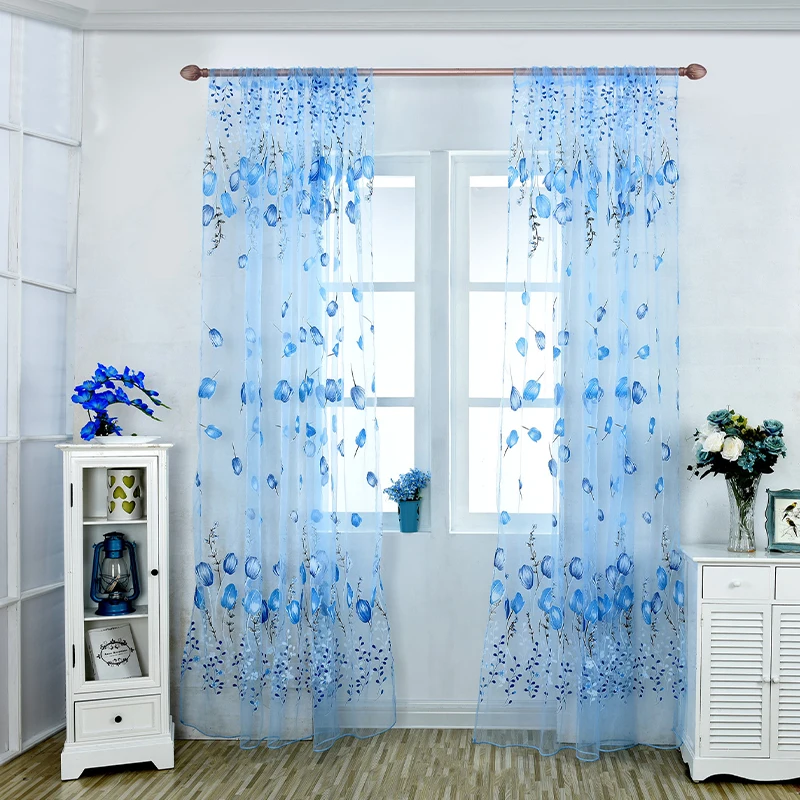 Tulip Sheer Curtains, 1PC, 39