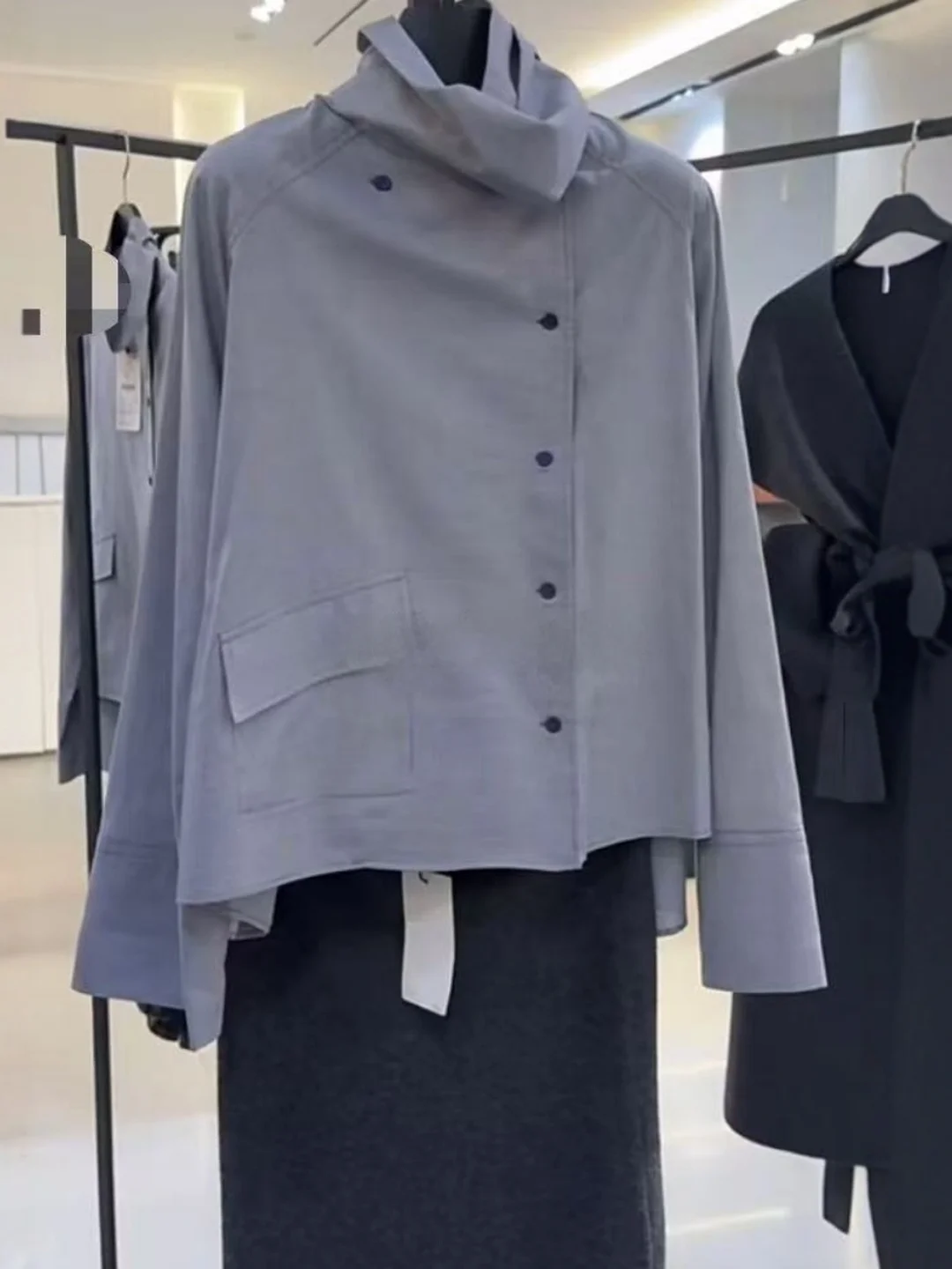 

Элегантная женская кофта с открытыми плечами и мелким клетчатым узором, повседневная, премиум-класса, весенняя коллекция