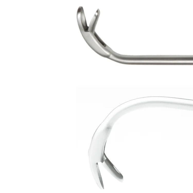 Nasal polypus forceps (down bent 90degree), Nose instruments