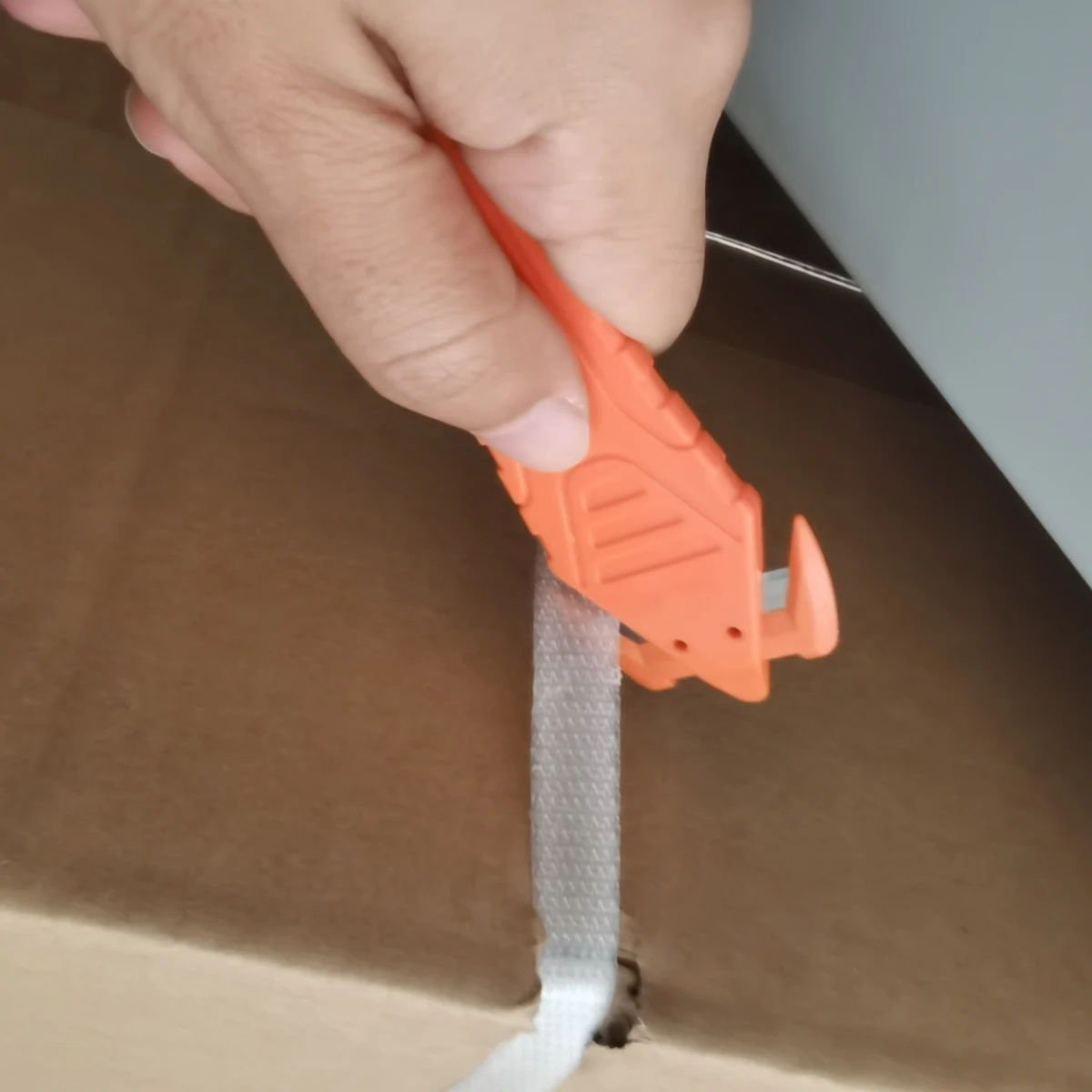 

Hook Head Carton Opener PP Band Cutter Stretch Film Cutter Fixed Blade Finger Safety Opener Hidden Blade and Return Protection