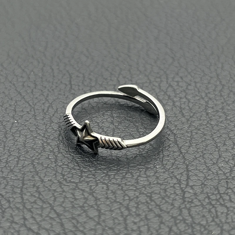 Cody Retro Y2K Vintage Star Ring Unisex Slim Open Adjustable Arrow Wrap Jewelry Designer Luxury Quality Unique Gifts