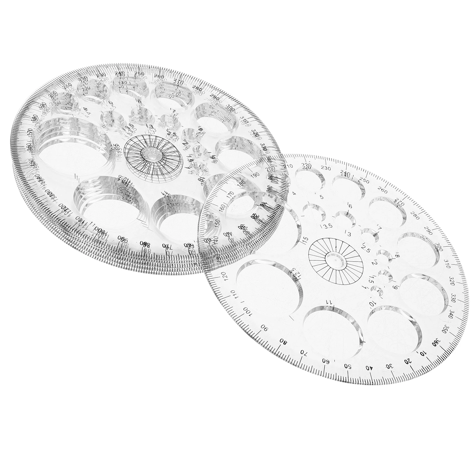 

6 Pcs Angle Protractor Instrument Multi-functional Portable Small Drafting Degree