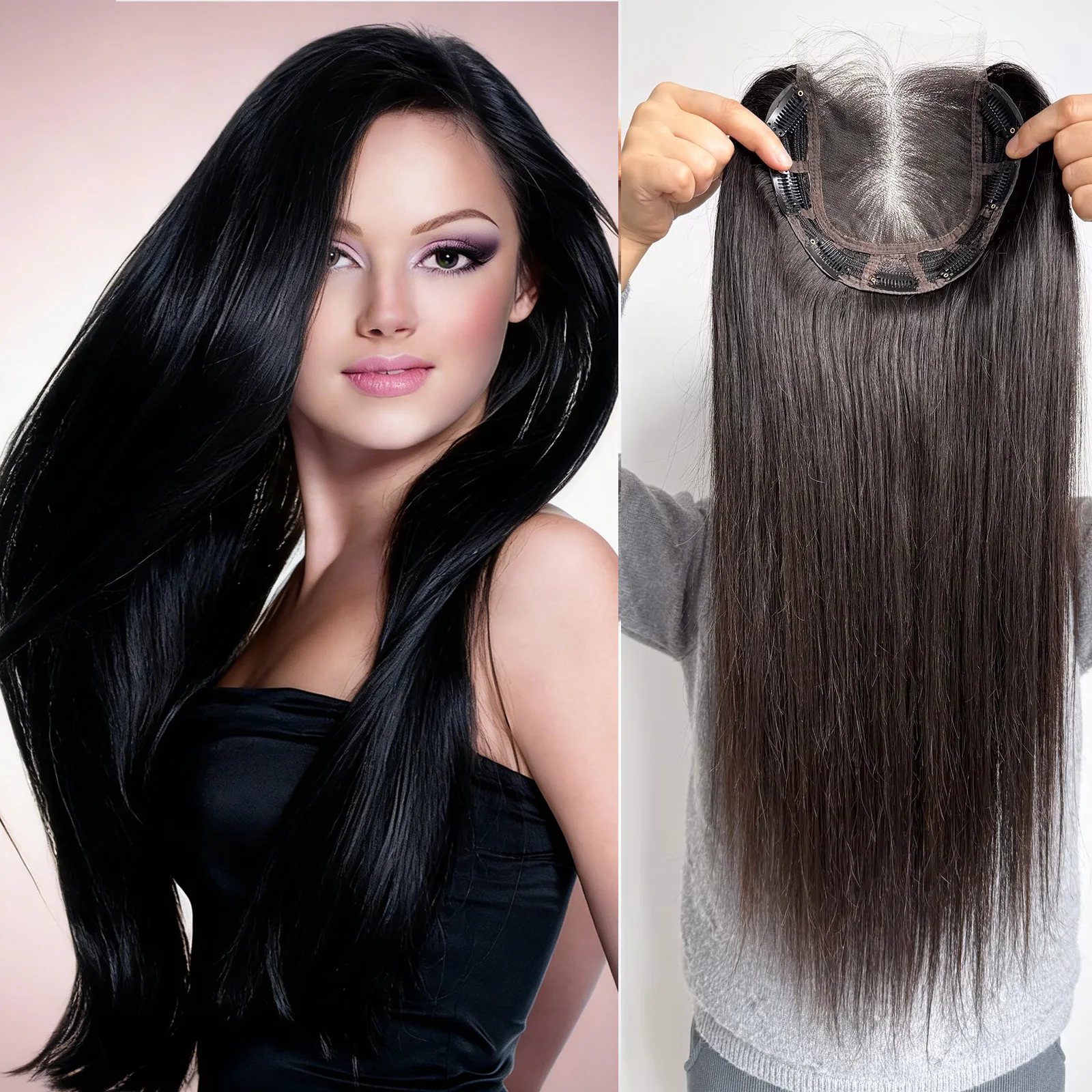 أسود طبيعي HD الدانتيل إغلاق توبر الدانتيل فروة الرأس قاعدة مستقيم الأوروبي ريمي الإنسان هيربيسي عقدة ابيض دائم للمرأة #1