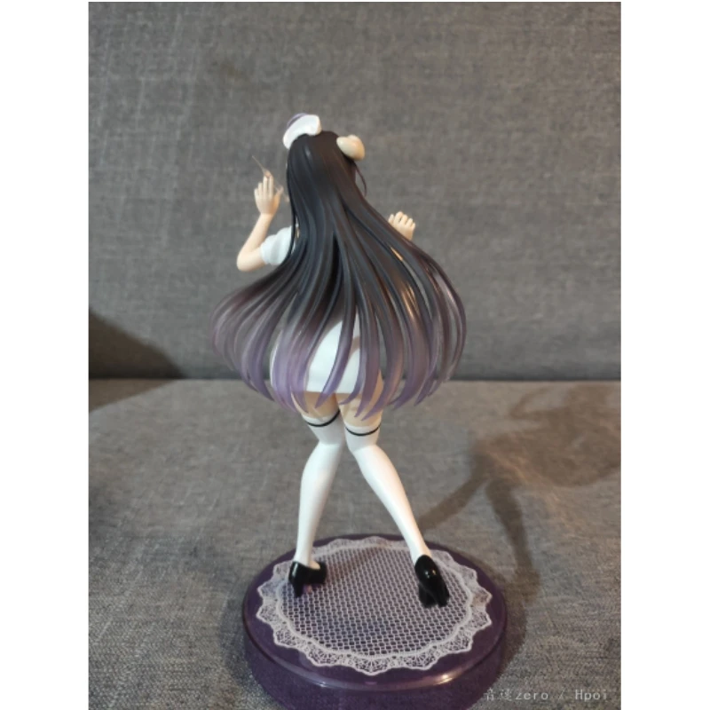 

In Stock System Service OVERLORD Albedo Nurse Ver. PVC 18CM Anime Action Figures Model Collection Toy