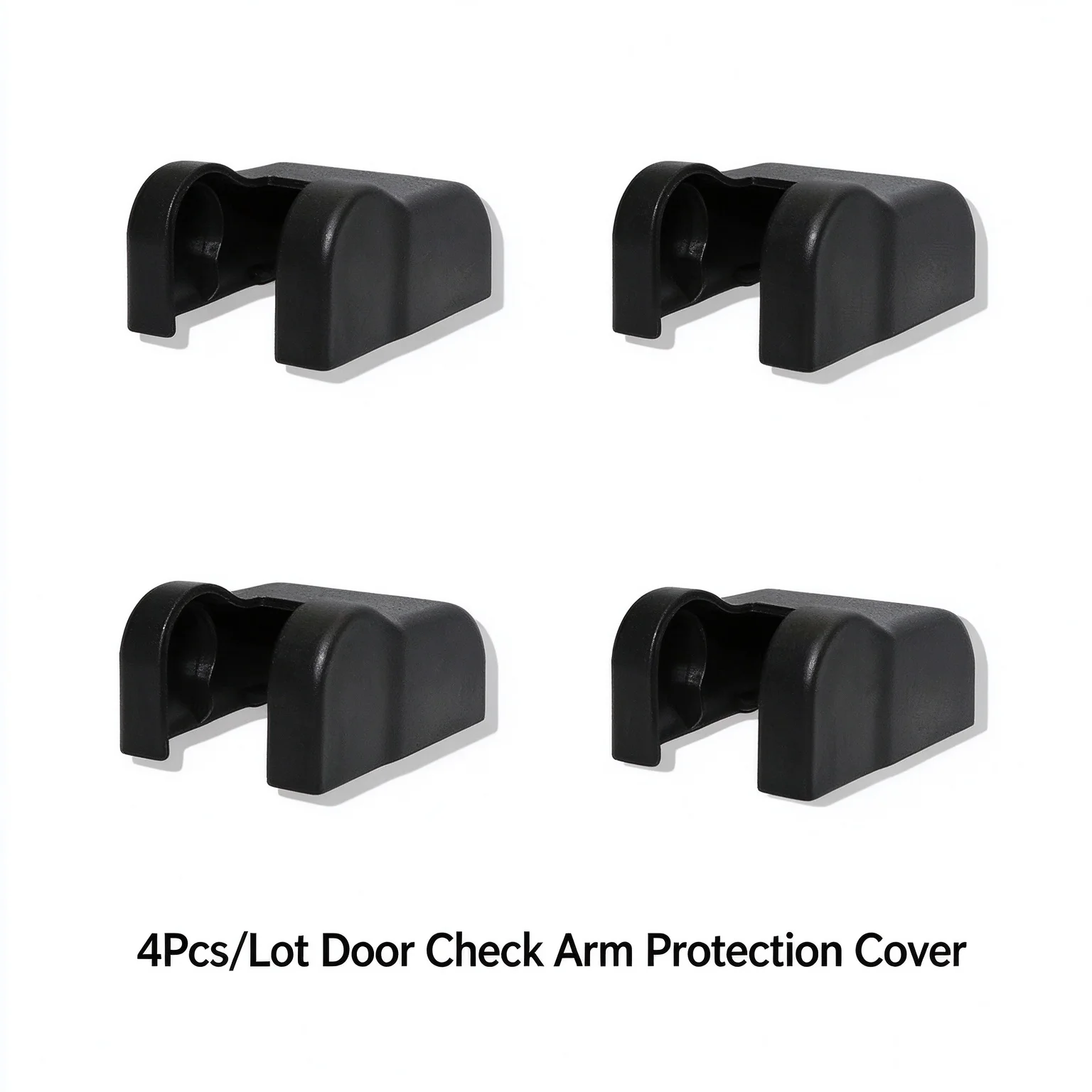 4Pcs Black ABS Door Stopper Covers FIT FOR Ford Maverick Escape Rainproof AntiCollision Hinge Arm Caps