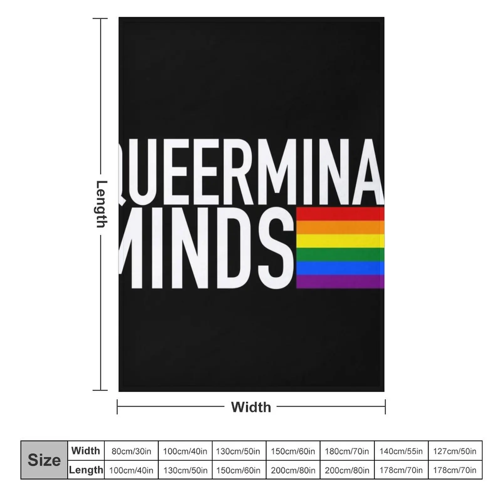 Queerminal Minds (Criminal Minds + Pride) Throw Blanket Polar Beautifuls Decorative Beds Blankets Sofas Of Decoration Blankets