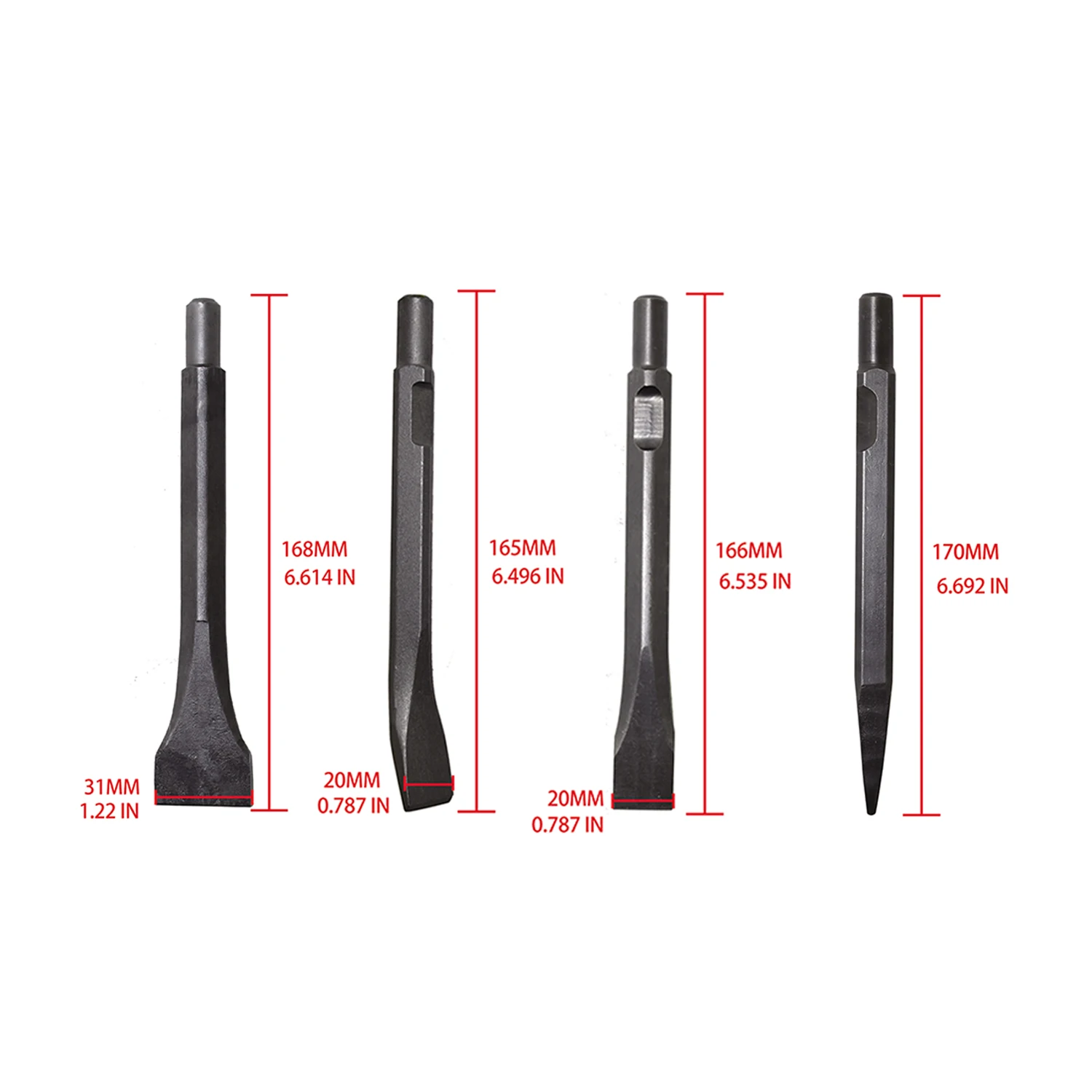 

Pneumatic Flux Chipper Flat Chisel Air Scaling Hammer Chisel Fast Remove Weld Splatter, Slag Spatter, Metal Rust
