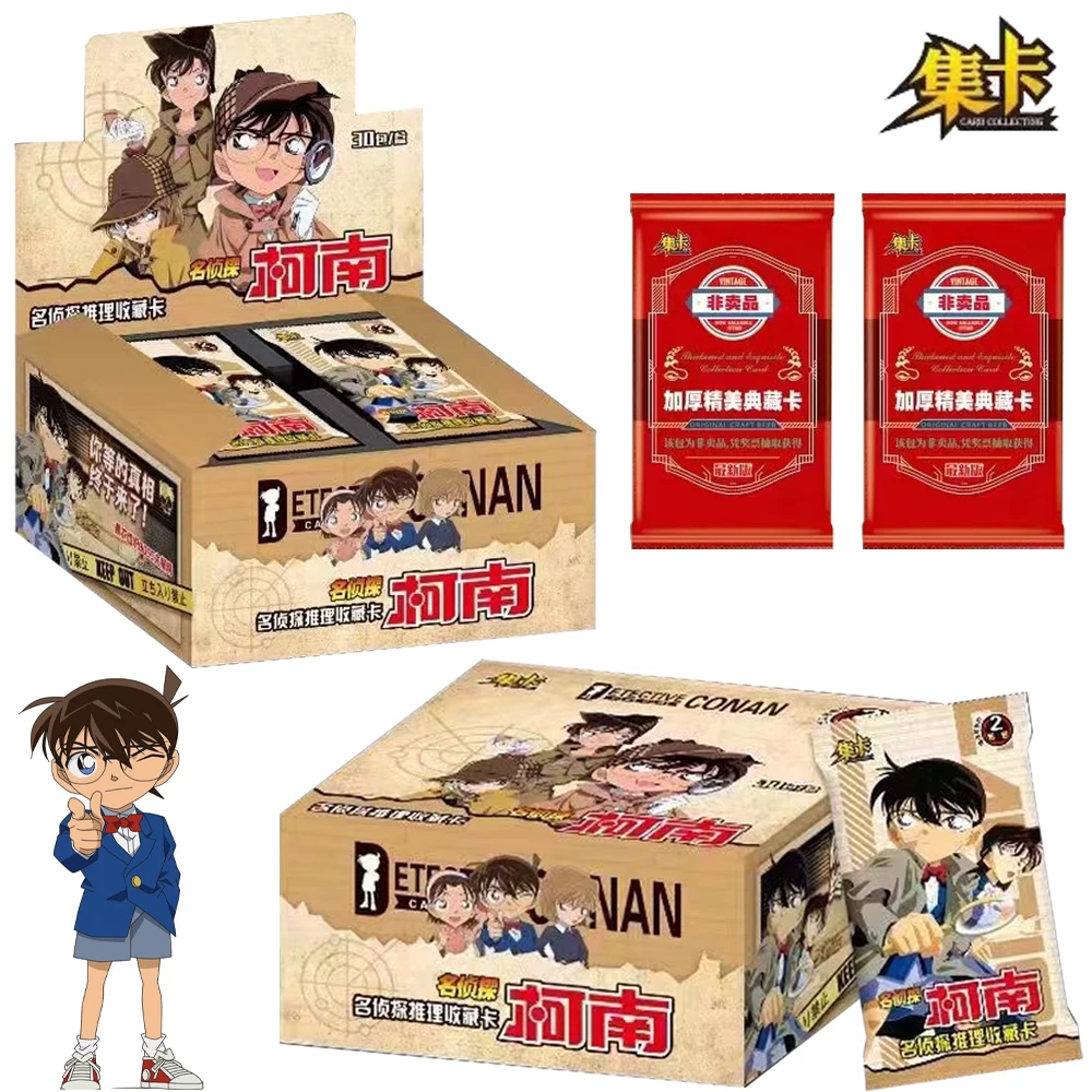 Wholesale 3 boxes Detective Conan Cards Mistery Boxes Board Games Toys Birthday Gifts for Boys and Girls