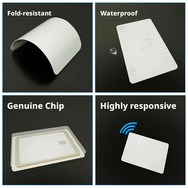200PCS NTAG215 Black Blank NFC Card 13.56MHz RFID 504Bytes Writable for TagMo Game DIY Phone Automation Shortcuts