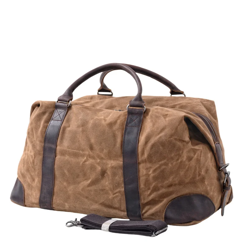 sac-de-voyage-retro-americain-en-toile-ciree-impermeable-et-cuir-de-vachette-sac-de-week-end-grande-capacite-pour-homme