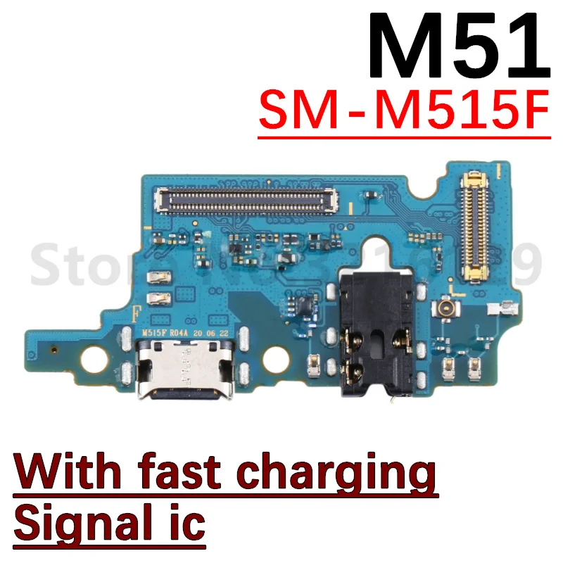 USB Charger Connector Charging Port Board For Samsung Galaxy M51 M515F M31s M317F M31 M315F M21S M21 M11 Motherboard Flex Cable