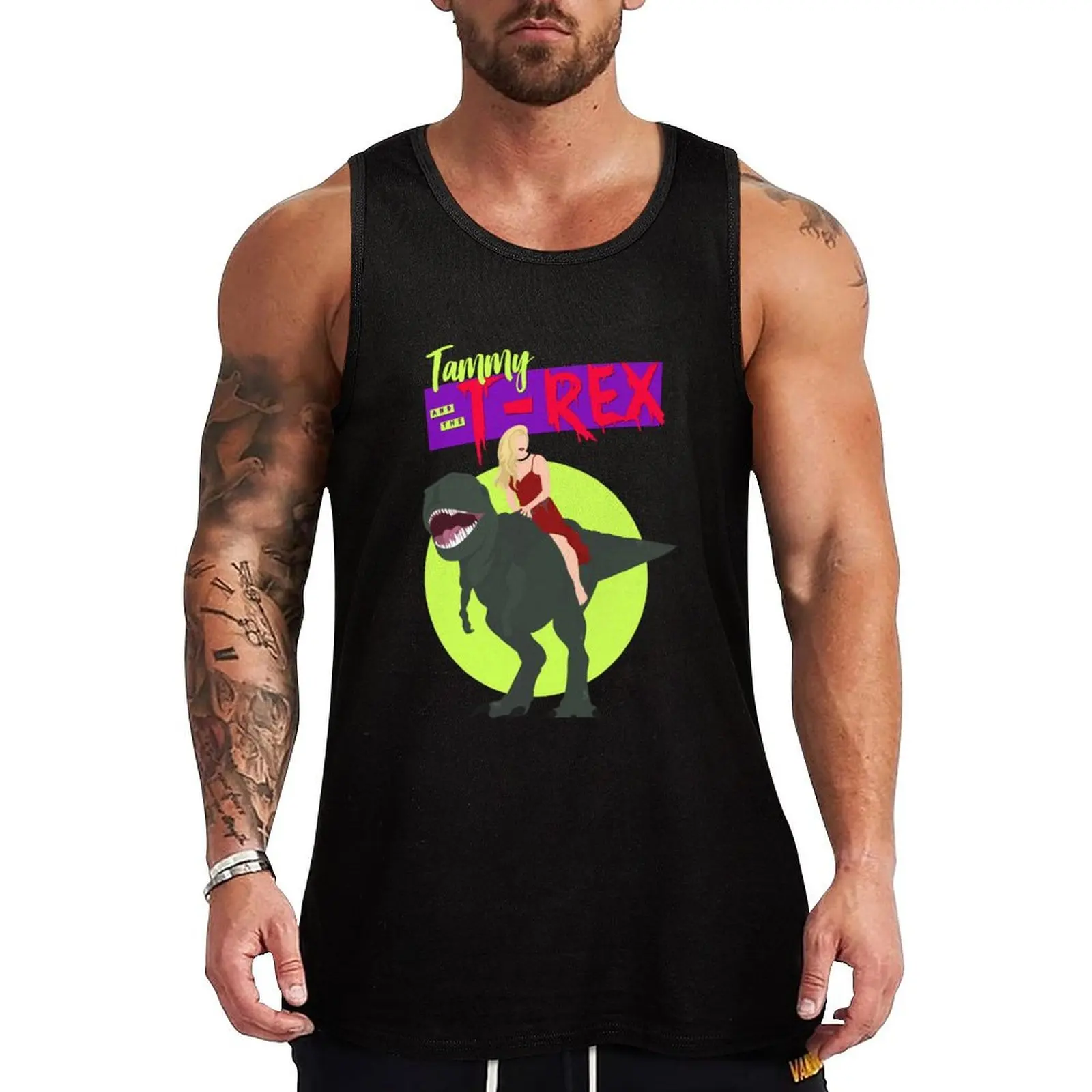 Tammy and the Teenage T-Rex Tank Top sports t-shirts for men anime t-shirts sports clothes for men gym accessories men