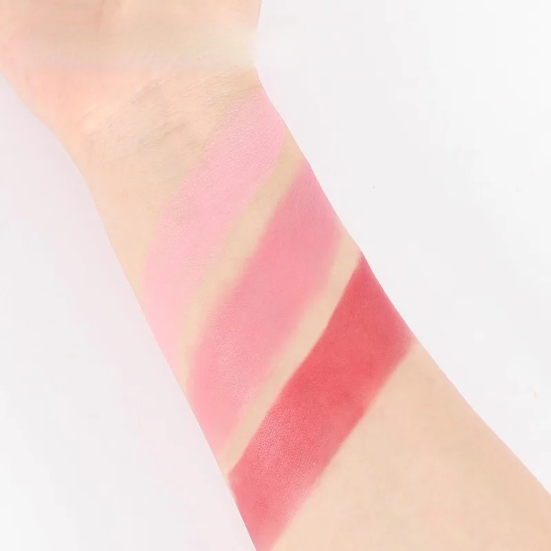 3in1 Natural Blush Palette Blush Tray Folding Multi-color Lip Mud Eyeshadow Multifunctional Face Makeup Palette เครื่องสำอางหญิง