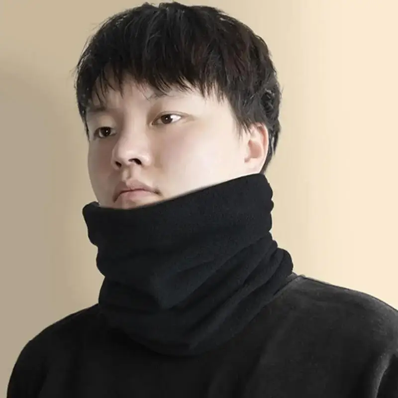 AliExpress Motorcycle Bicycle Hat Fleece Balaclava Cycling Cap Windproof Thicken Ski Windproof Cap Cold-proof Thermal Warm Hood and Hat