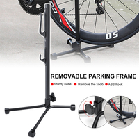 Aluminum Bicycle Stand Floor Metal Bike Repair Stand Parking Detachable Road Bike Indoor Garage Storage Maintenance Holder Rack