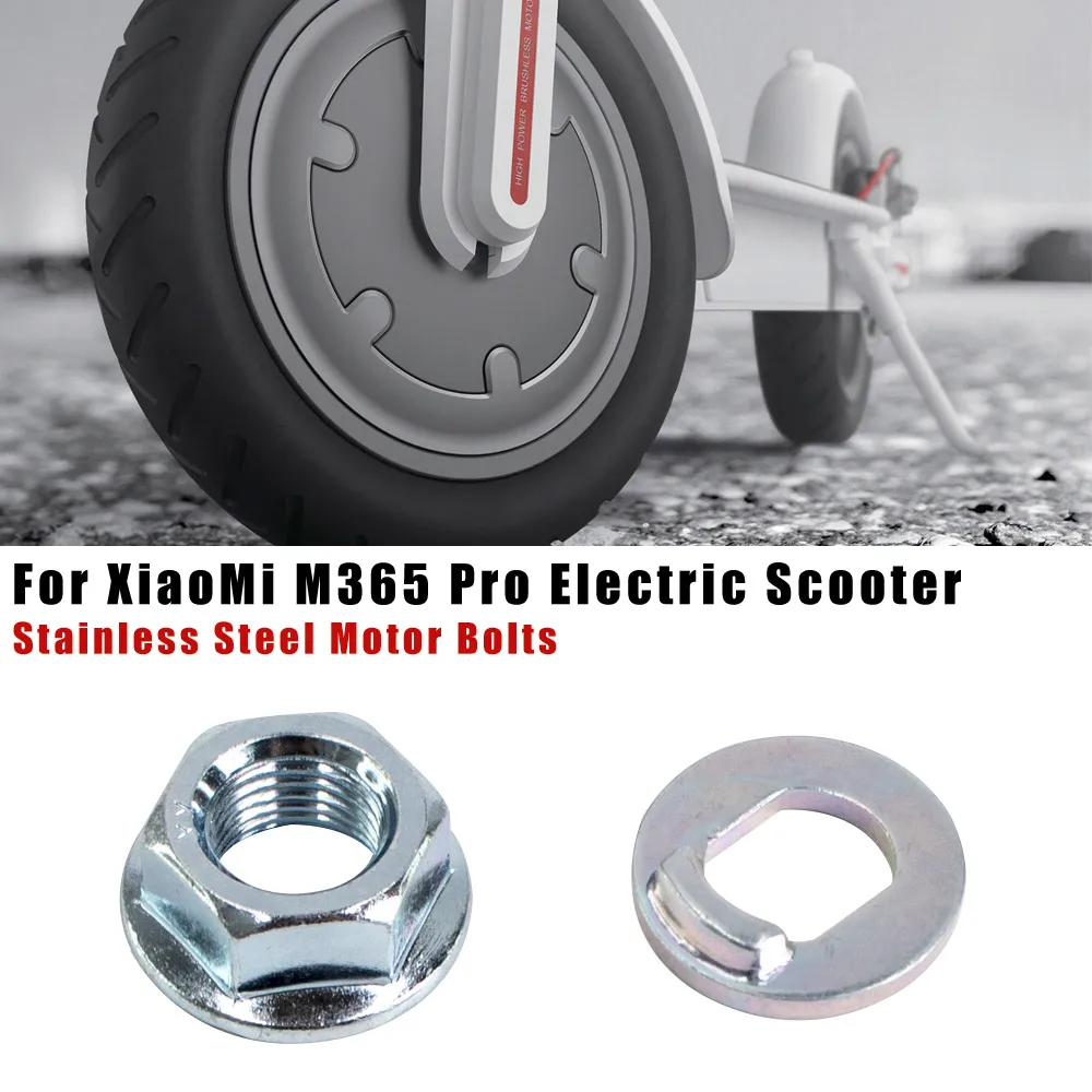 Durables Front Motor Wheel Steel Alloy Nuts For Xiaomi M365 PRO Electric Scooter Skateboard Replacement Spare Accessories Part