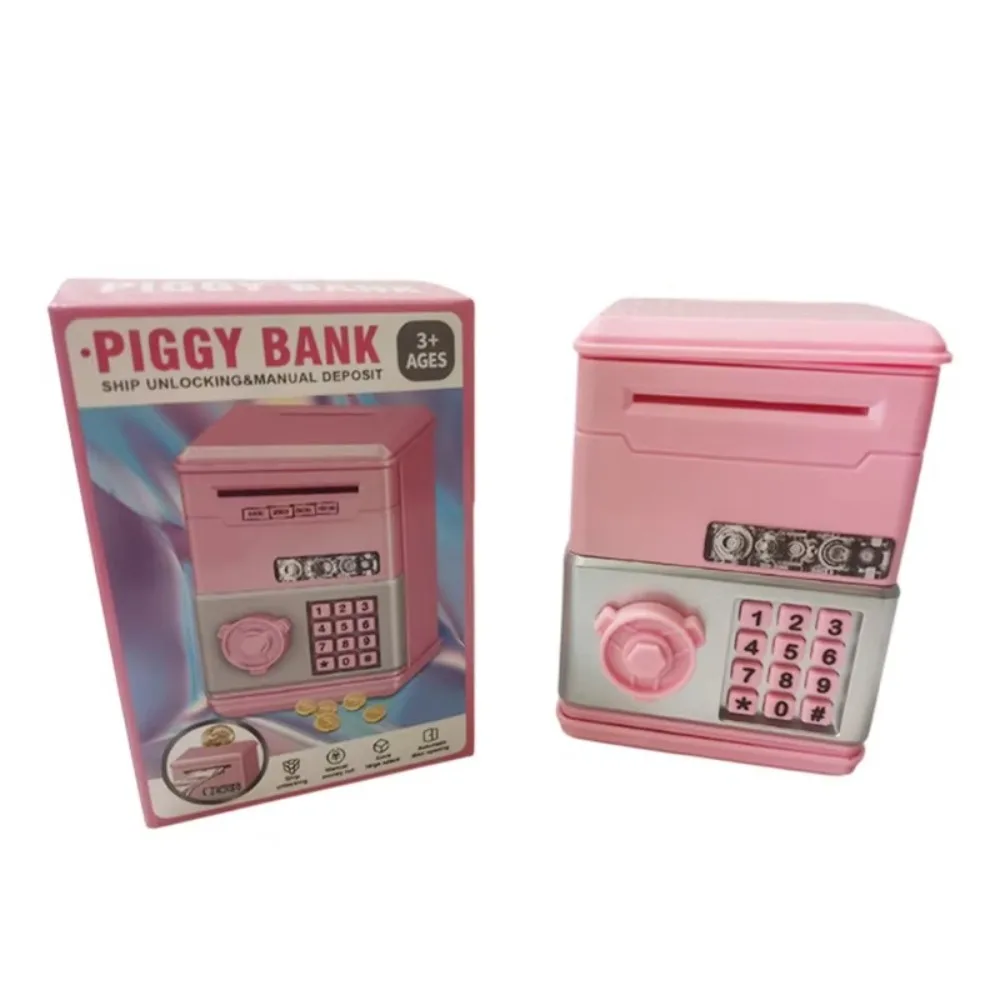 Nieuw Wachtwoord Kinderspaarpot ATM Mini Cash Saving Spaarpot Unisex Gift Financiële besparing Geldbesparende Bank Jongens Meisjes